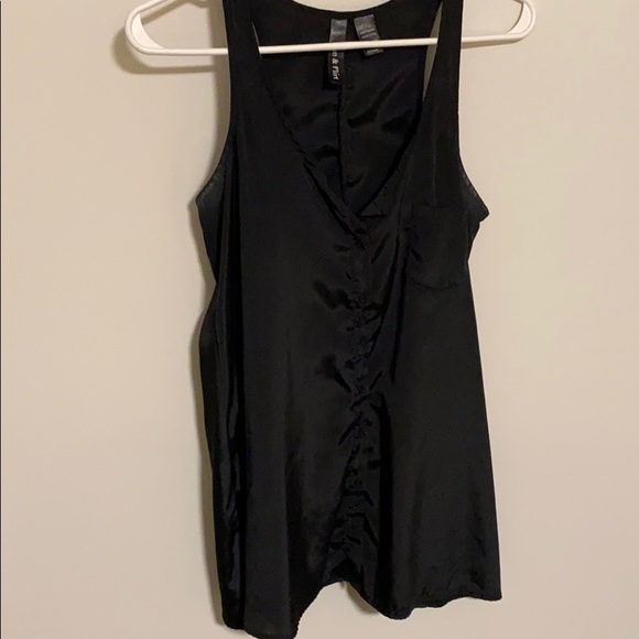 Black Satin Tank - Picture 1 of 1